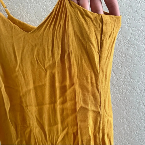 Reformation Harlow maxi slip dress in ochre - Picture 4 of 11
